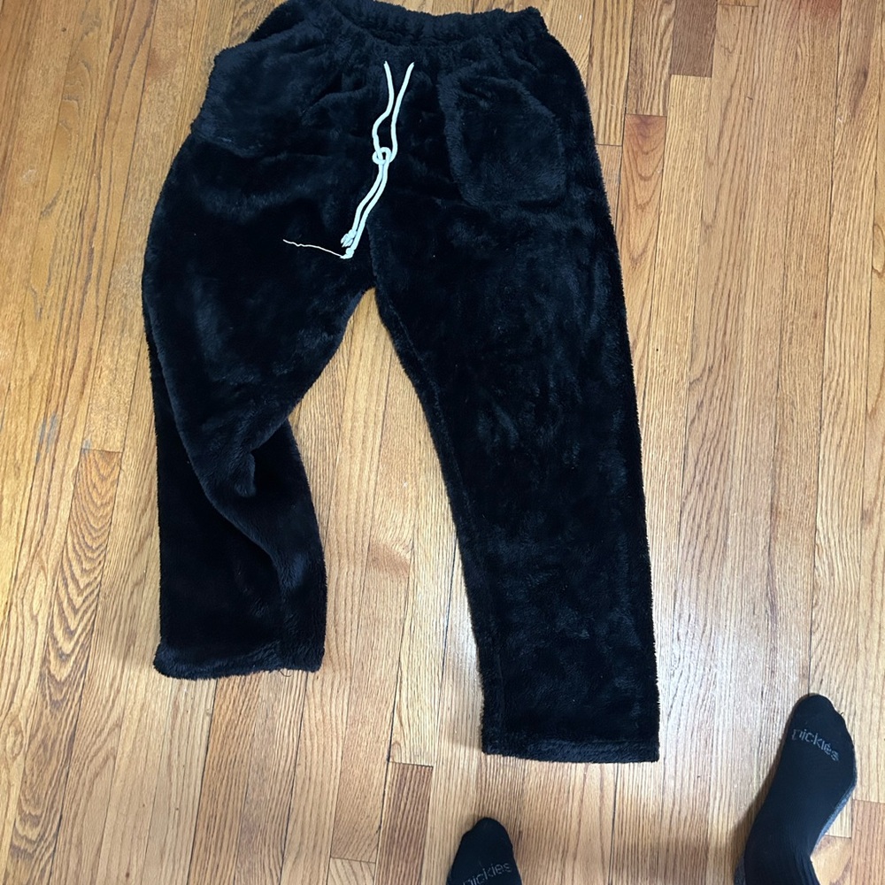 Cozy Black Fleece Pants